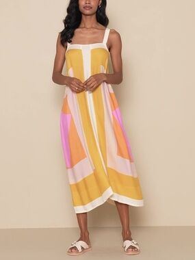 O'Neill | Dresses | Oneill Marlo Beige Multi Print Wrap Dress | Poshmark